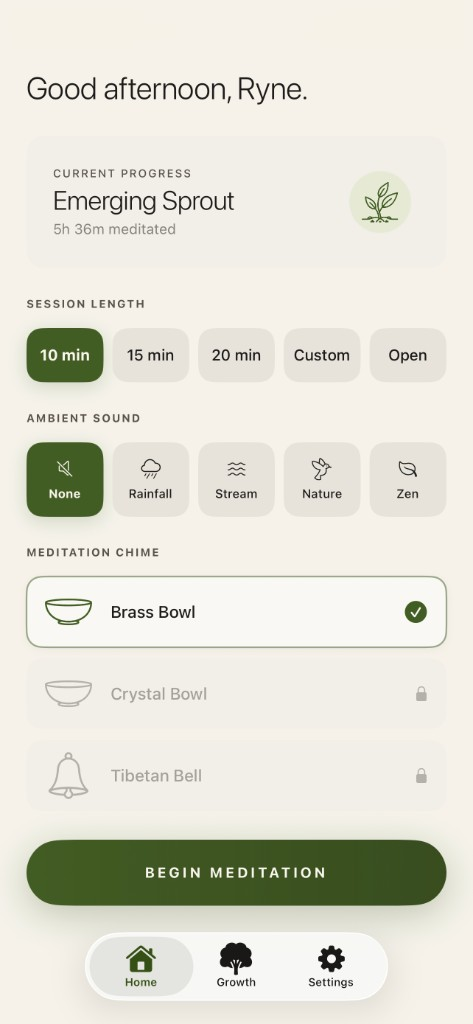 Presence home screen